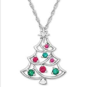 Christmas Tree Pendant Necklace 🎄